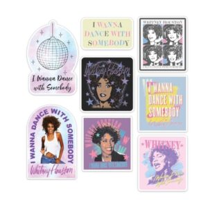 Desert Cactus Adesivo de carro Whitney Houston (T2-5) (Discos de Vinil)