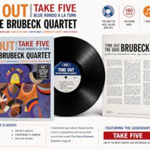 The Dave Brubeck Quartet – Time Out – Limited Edition 180 Gram Vinyl LP - Dave Brubeck (Discos de Vinil)