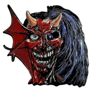 Emblema Iron Maiden Purgatory Eddie Pin (Discos de Vinil)